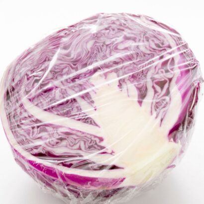 Wrapped Red Cabbage packaging