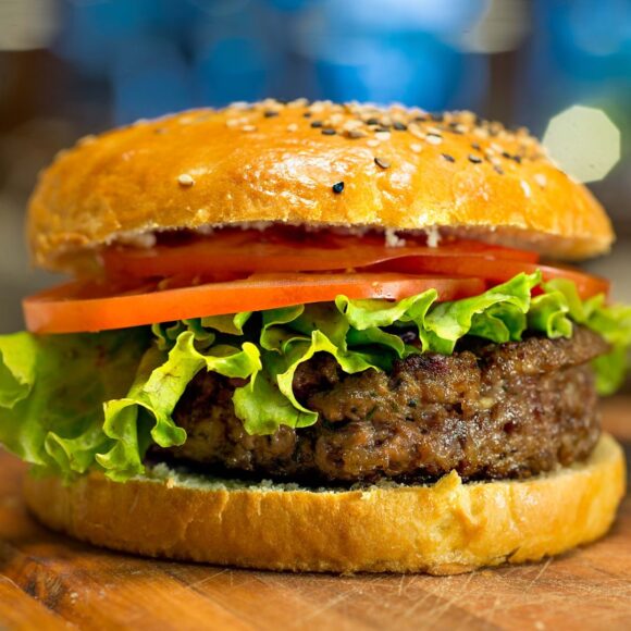 Black Bean and Beet Burgers